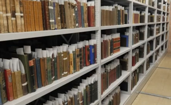 Bookshelves in Special Collections